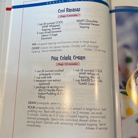 Celebrate With Cool Whip Cookbook Recipes HC Book - Picture 9 of 15